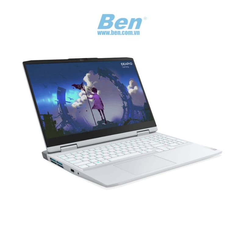 Laptop Lenovo IdeaPad Gaming 3 15IAH7 (82S9007UVN)/ Glacier White/ Intel Core i7-12700H / RAM 16GB/ 512GB SSD/ Geforce RTX 3050Ti 4GB/ 15.6 inch FHD/