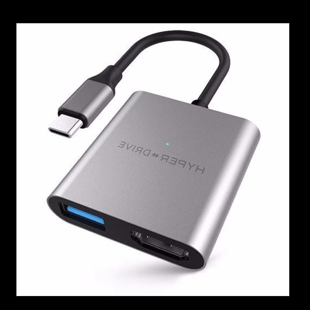 Cổng chuyển hyperdrive 4K HDMI 3-in-1 USB-C Hub - Chính hãng.