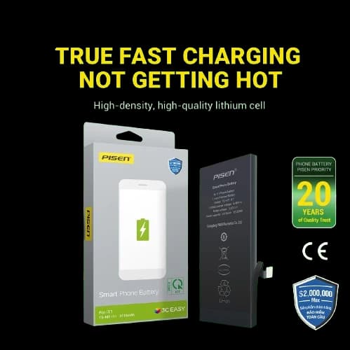 Pin iPhone 13 Pro Chính Hãng PISEN (Dung lượng chuẩn 3095mAh)