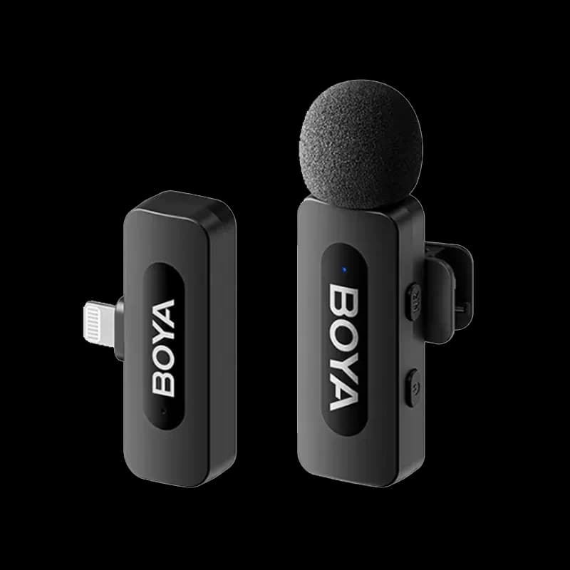 Microphone thu âm không dây Boya BY-V1 V2.0 (Lightning, 1Mic)