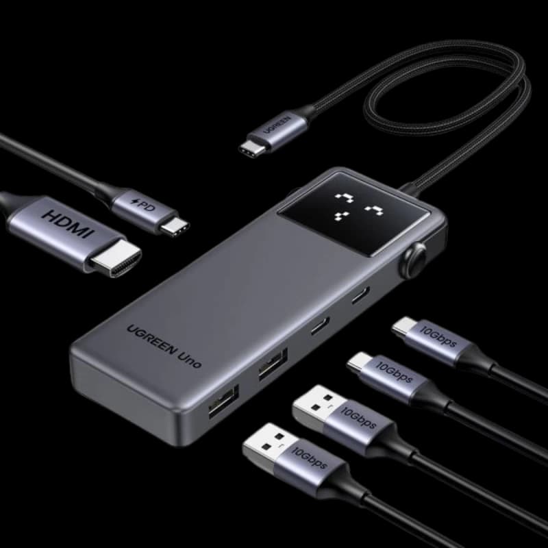 Cổng chuyển đổi Ugreen USB-C Hub 6-in-1 35998 CD361