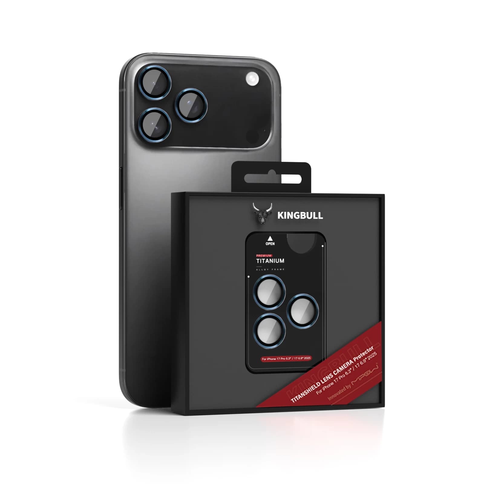 Lens Camera Mipow Kingbull Titanshield iPhone 17 Pro 6.3'' / 17 Pro Max 6.9