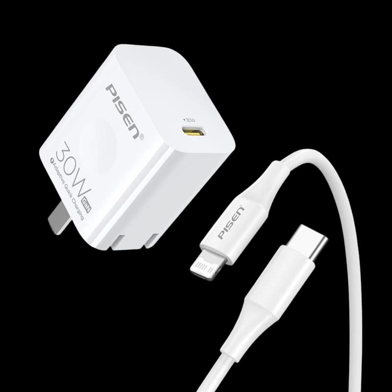 Củ sạc PISEN quick PD30W CL1000 GaN Folding TS-C179