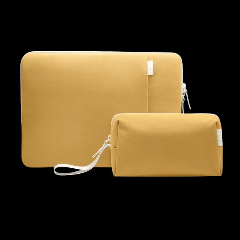 Túi CS TOMTOC organized corner armor + pouch macbook air/pro 13inch yellow