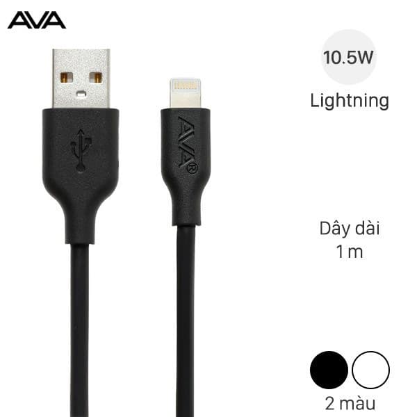 Cáp Lightning 1m AVA DR-L02