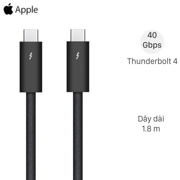 Cáp USB-C Thunderbolt 4 1.8m
