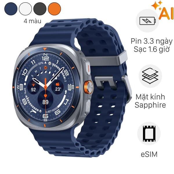 Samsung Galaxy Watch Ultra LTE 47mm (2025) dây silicone