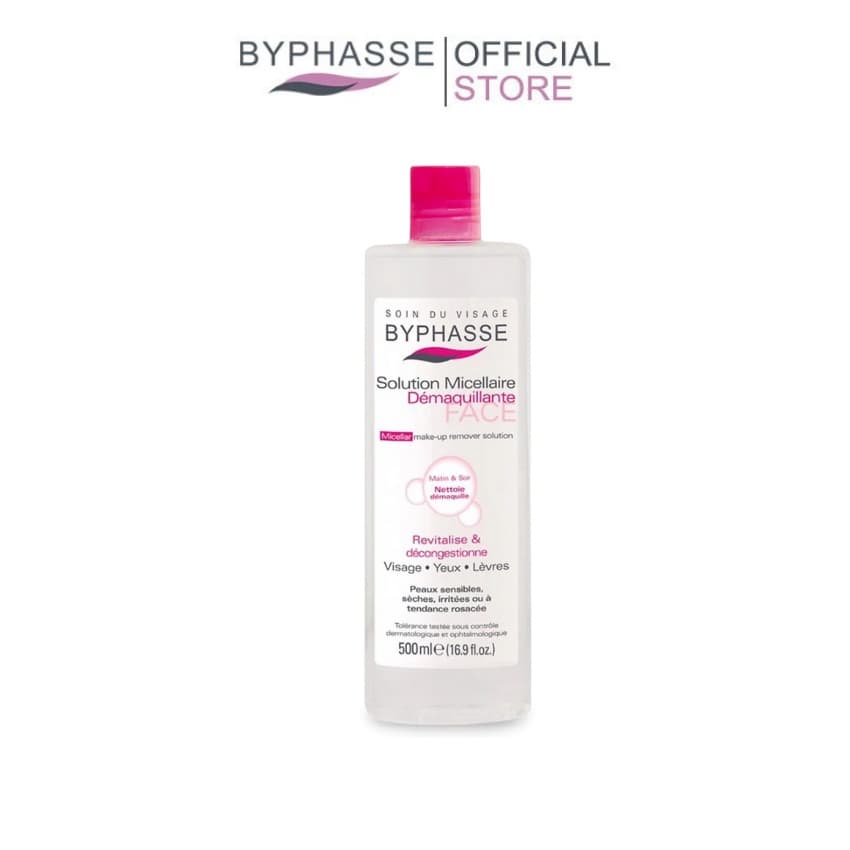 Nước Tẩy Trang ByBhasse Sollution Micerallaire - Clear lớp Make Up Hiệu Quả Không Gây Kích Ứng Tổn Thương Da - S+CARE