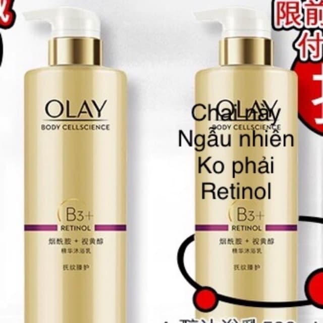 Set 2 chai sữa tắm Olay 500ml (1 chai retinol + 1 chai ngẫu nhiên)