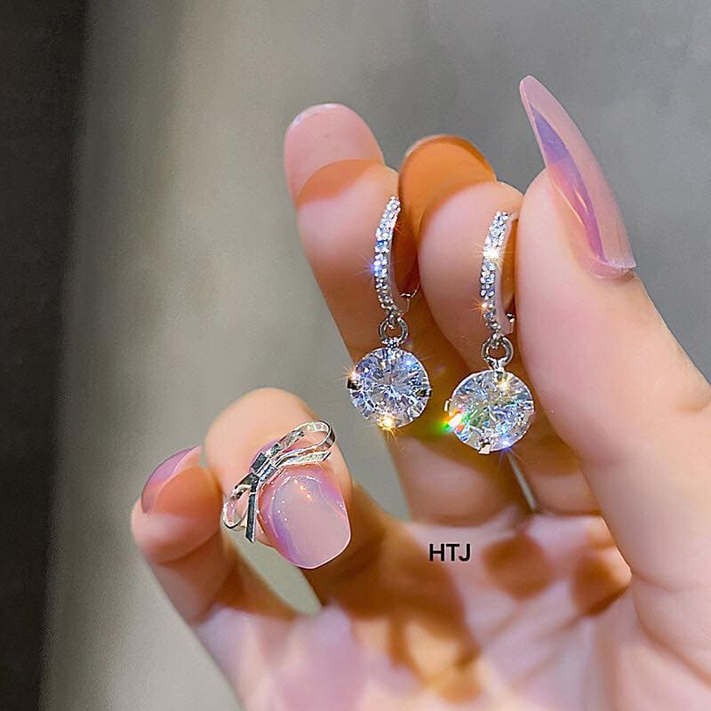 Bông tai nữ, bông tai bạc ý 925, hàng đẹp chất sáng bóng