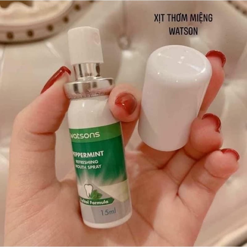 Xịt thơm miệng chống hôi miệng watson Thái lan