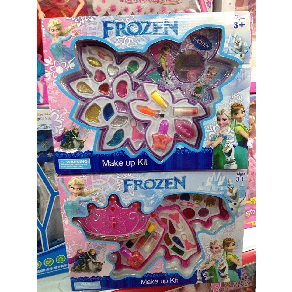 Đồ chơi trang điểm Elsa xoay hình lá phong hoặc vương miện (chọn mẫu shop gửi mẫu bất kỳ)
