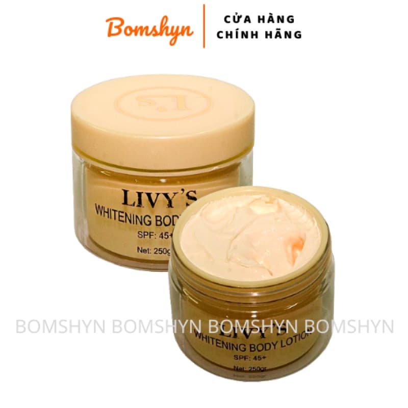 Kem dưỡng thể trắng da Livys Công nghệ Thái Lan