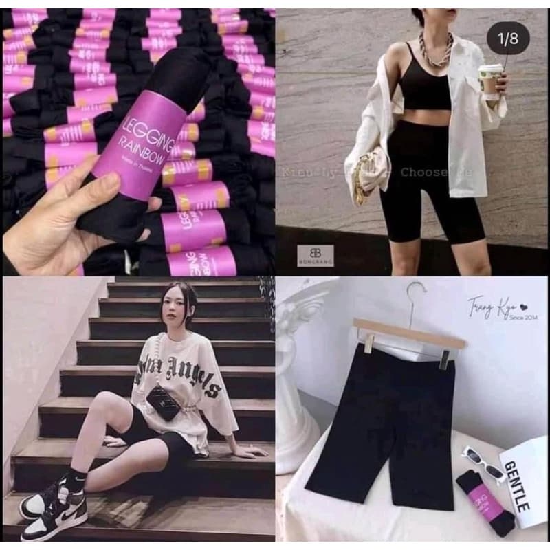 Quần Legging Ngố Thái