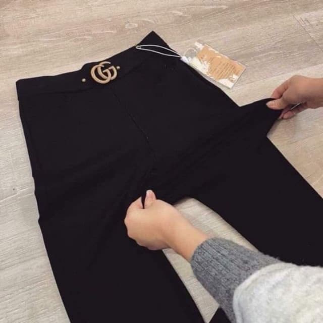 Quần legging dáng lỡ - quần umi cao cấp