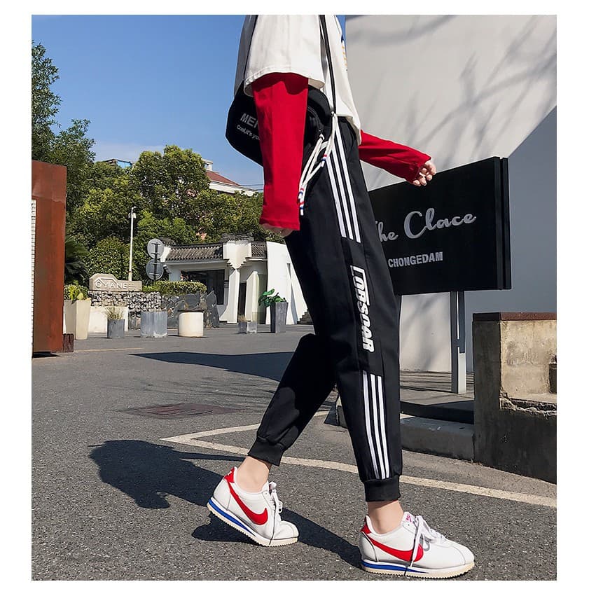 quần 2 sọc bo💖FREESHIP💖quần jogger nữ HANHBODOIQUA