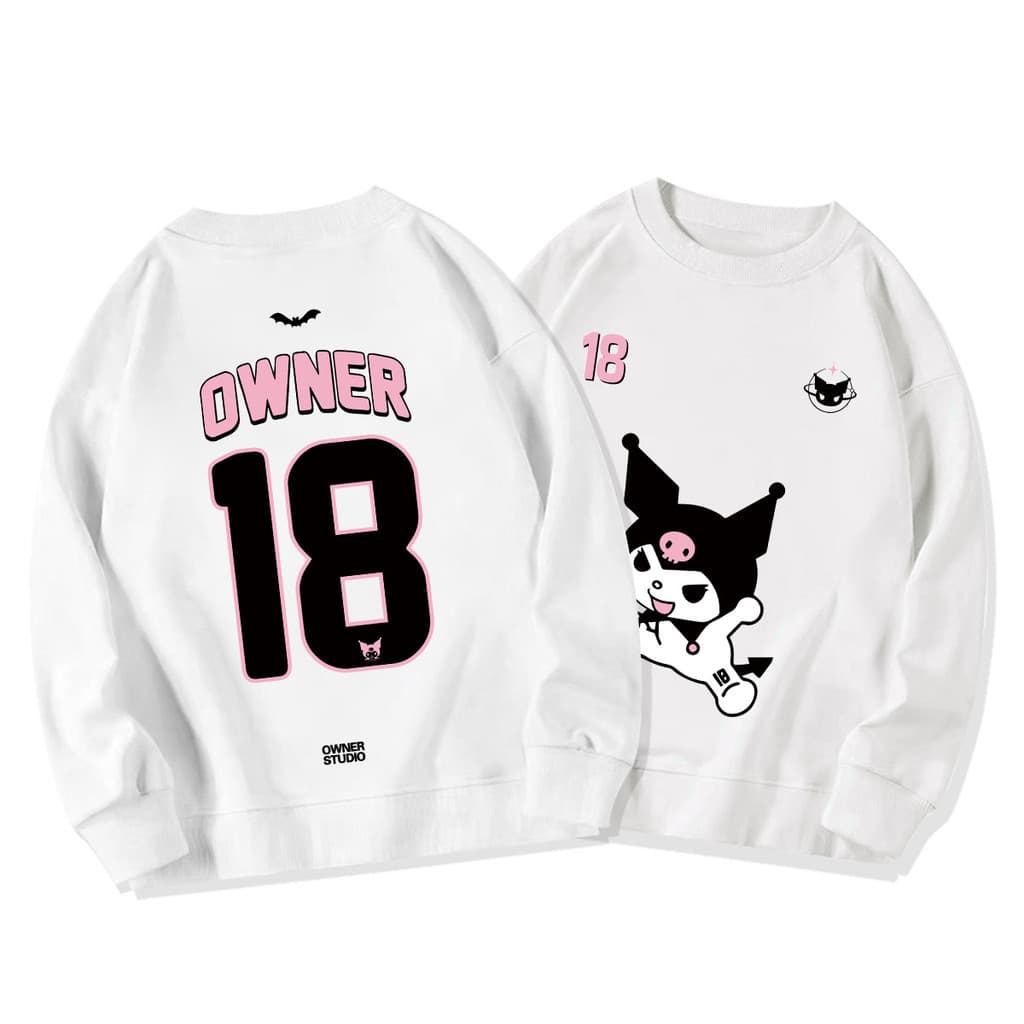 Áo sweater nữ xám tiêu form rộng dày local brand áo nỉ dài tay hàn quốc mùa đông áo MÈO ĐEN UT