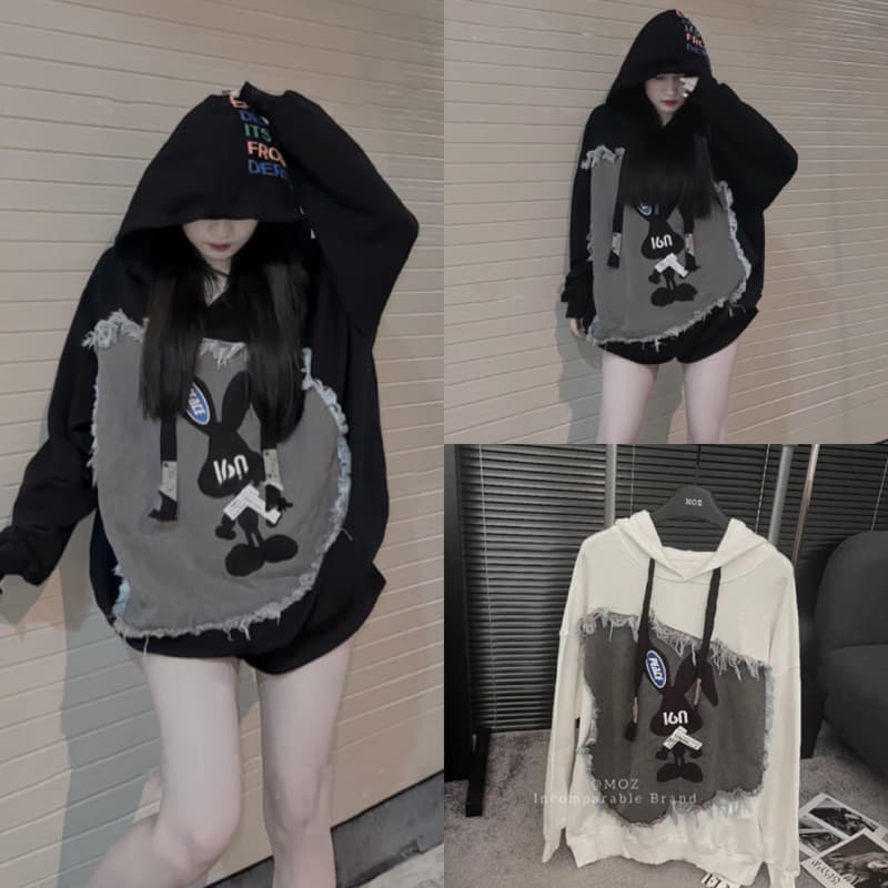 Áo Nỉ Hoodie , Áo Nỉ Hoodie Mũ In Xám