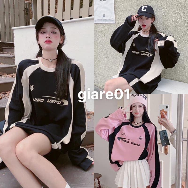 Áo Nỉ Sweater In Chữ Nuiso