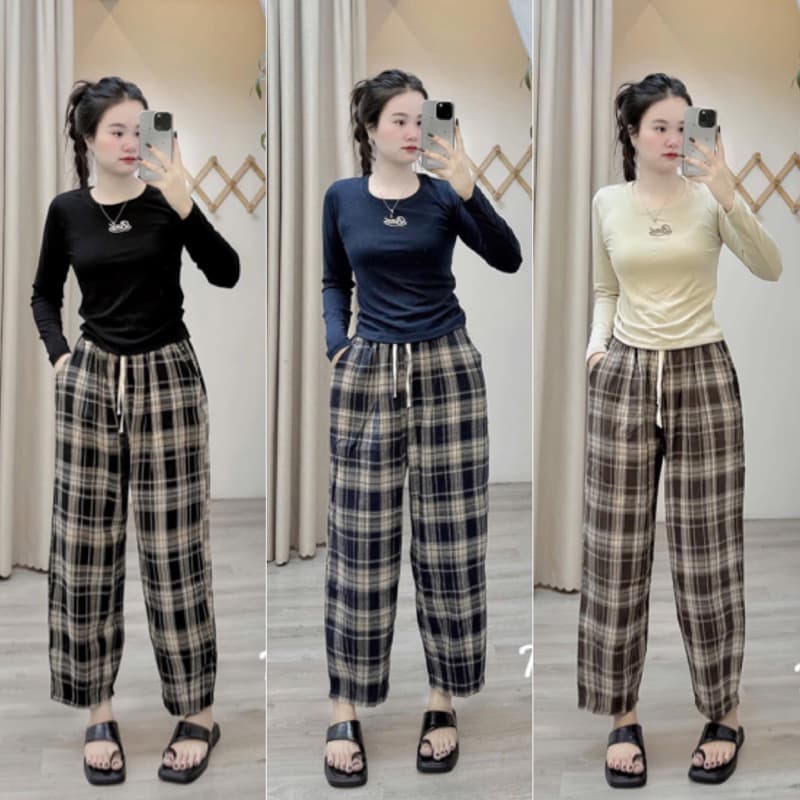 Set Bộ Nữ Áo Tay Dài Quần Dài M0162