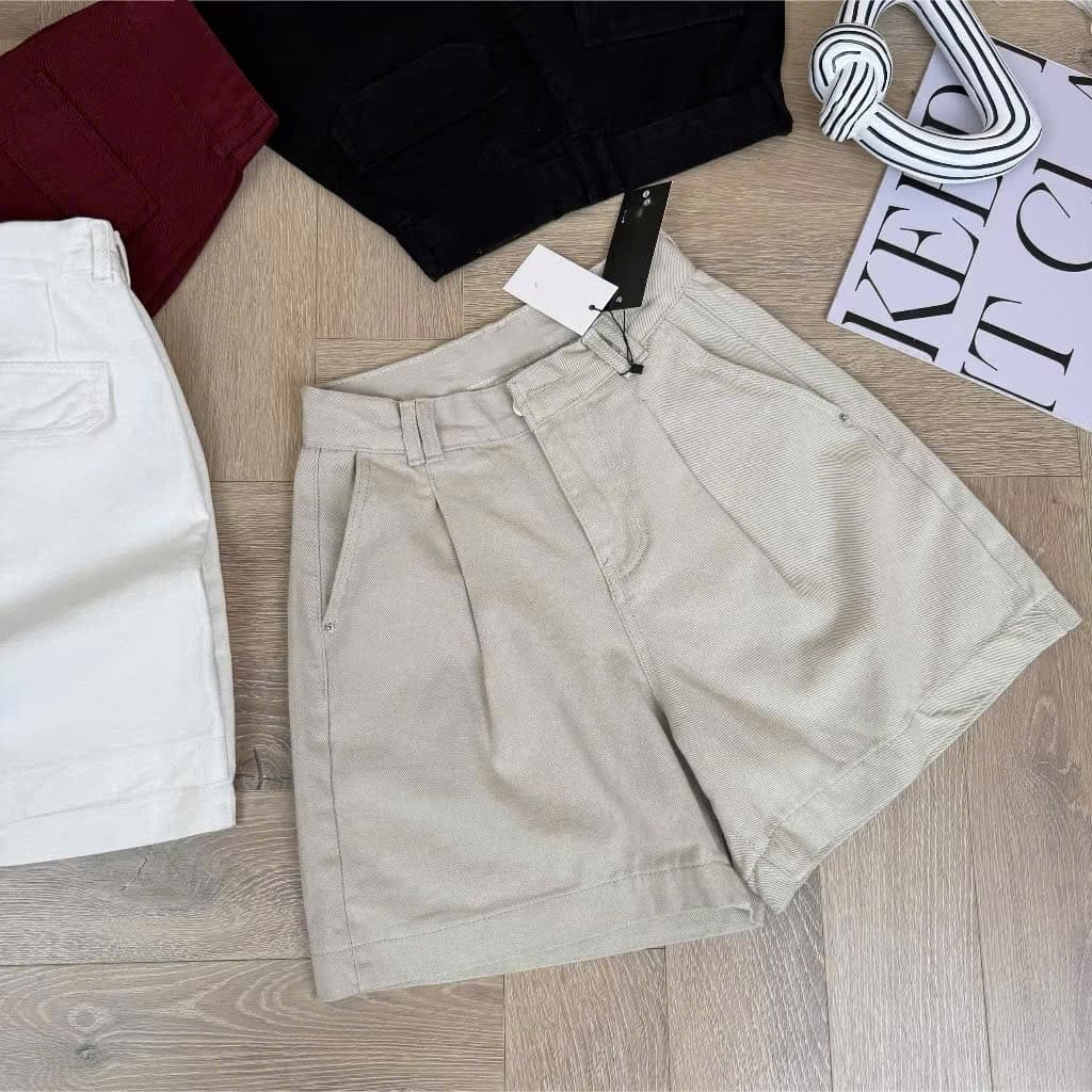 Quần Short Kaki Pha Nữ FMSTYLE Đai Đôi Túi Xéo Năng Động Dễ Phối Đồ, Mang Thoải Mái Cả Ngày 26050564