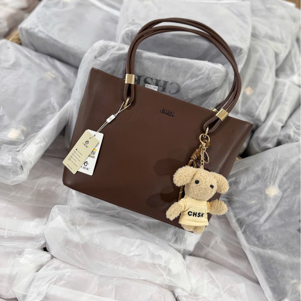Túi Tote Nữ CHSK Big Size Công Sở Da Mềm Đeo Vai Form Lớn Đựng Laptop 14 Inch Cao Cấp