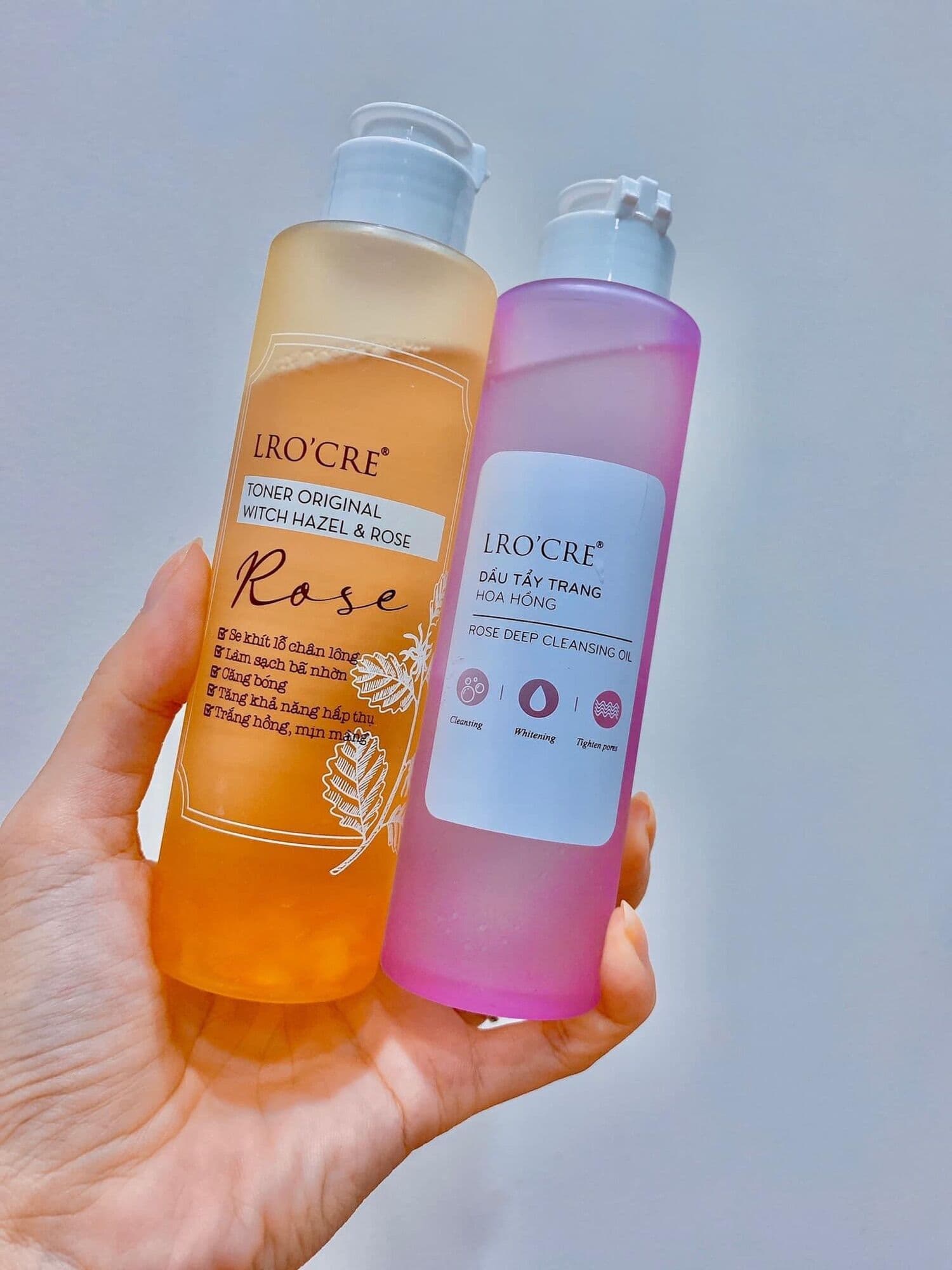 [HCM]COMBO TONER C LROCRE VÀ DẦU TẨY TRANG LROCRE