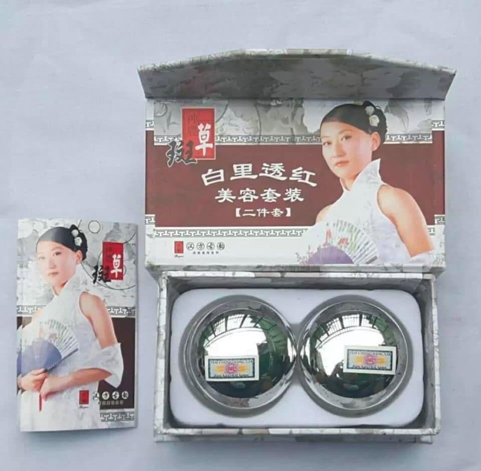 [HCM]Bộ Kem dưỡng da làm mờ nám tàn nhang cô gái trung hoa cầm quạt - HX623 - Làm đẹp / Chăm sóc da mặt / Dưỡng da &ampampamp Serum