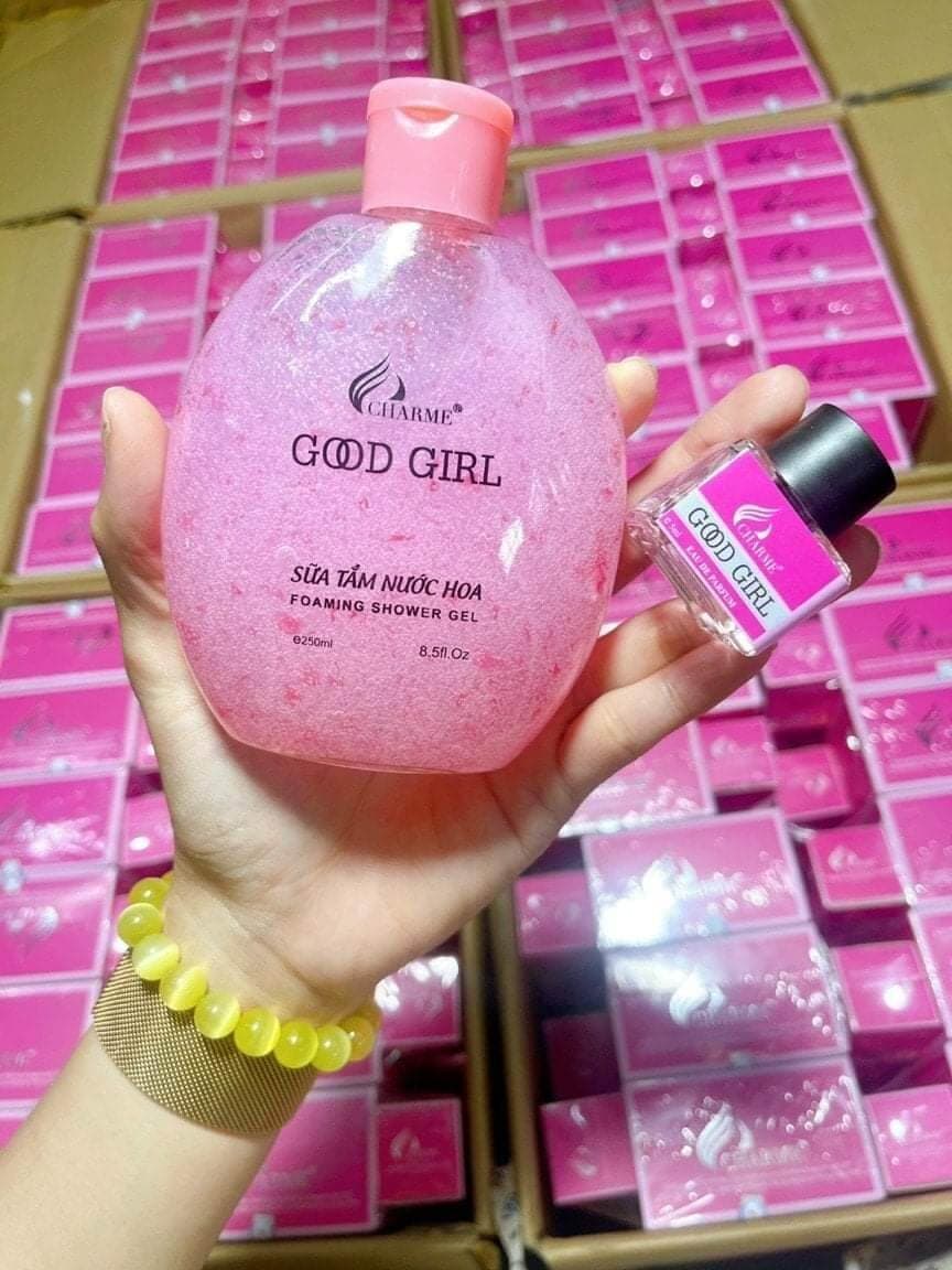 [HCM](tặng kèm 1 chai nước hoa mini 5ml)SỮA TẮM NƯỚC HOA GOOD GIRL 250ML