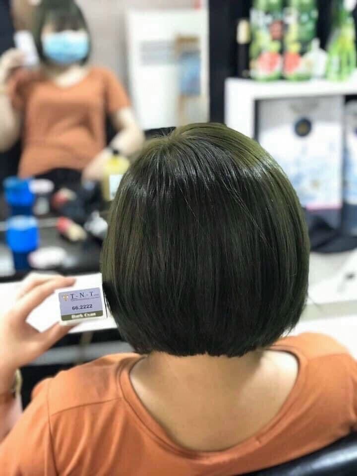 [HCM]Thuốc nhuộm tóc TNT màu xanh rêu ( có kèm trợ nhuộm)