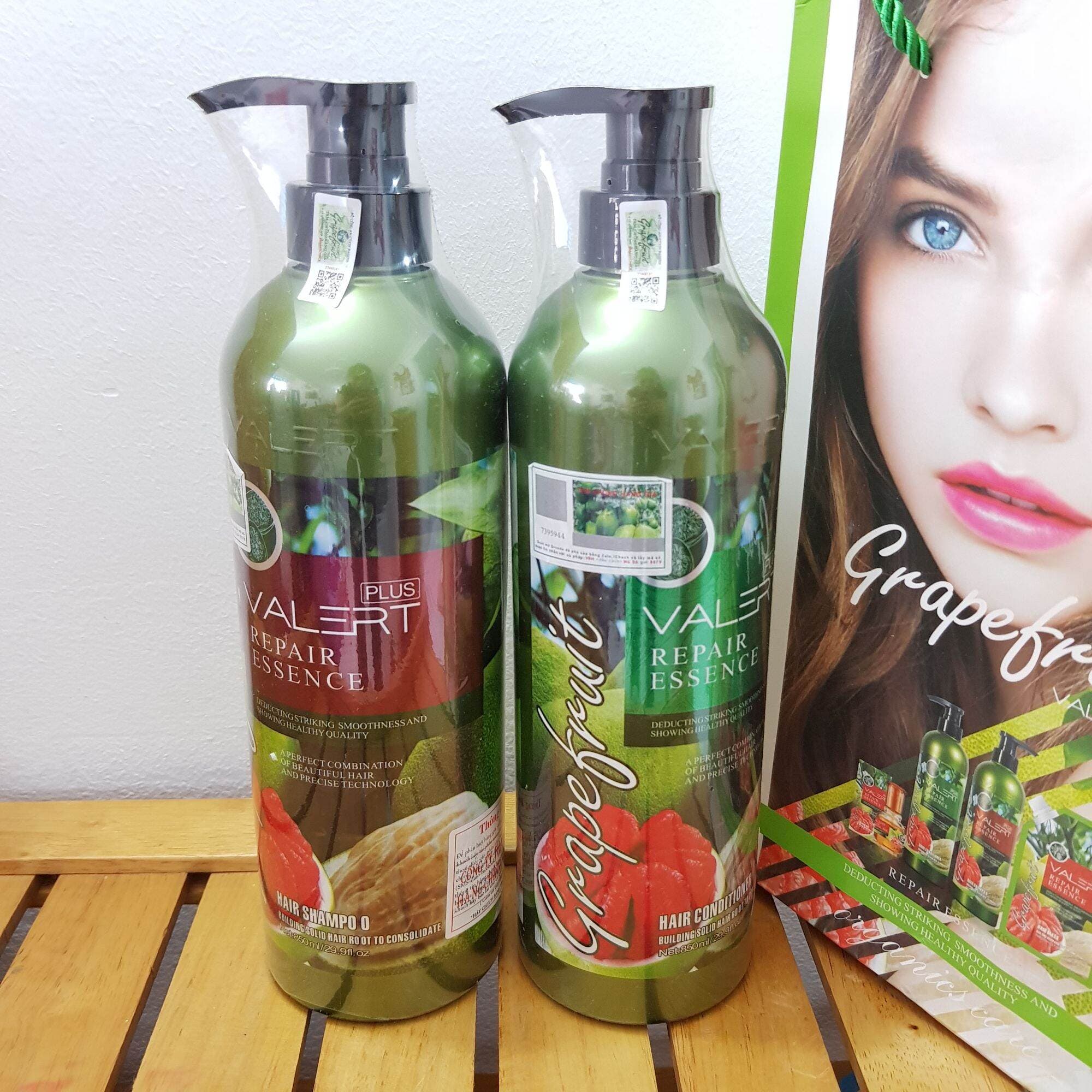 [HCM]BỘ DẦU GỘI - XẢ BƯỞI GRAPEFRUIT VALERT GIẢM RỤNG TÓC VÀ KÍCH THÍCH MỌC TÓC