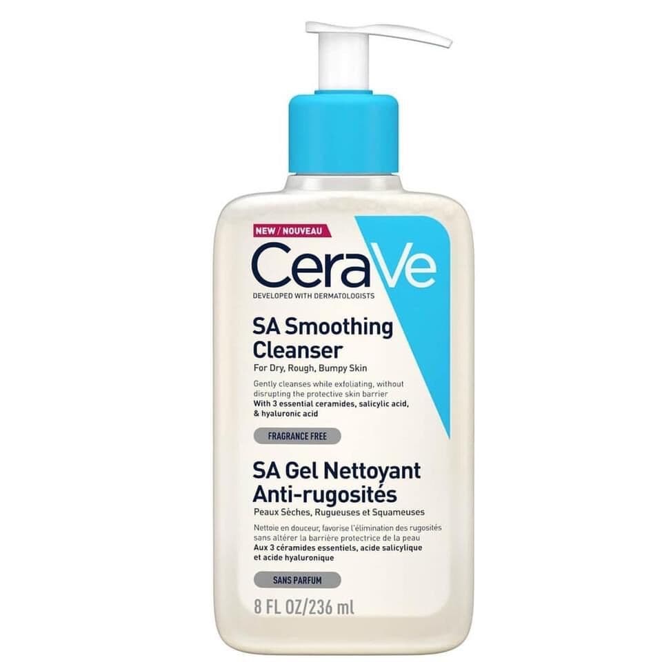 Sữa rửa mặt dành cho da khô sần thô ráp Cerave SA 236ML - Bill UK