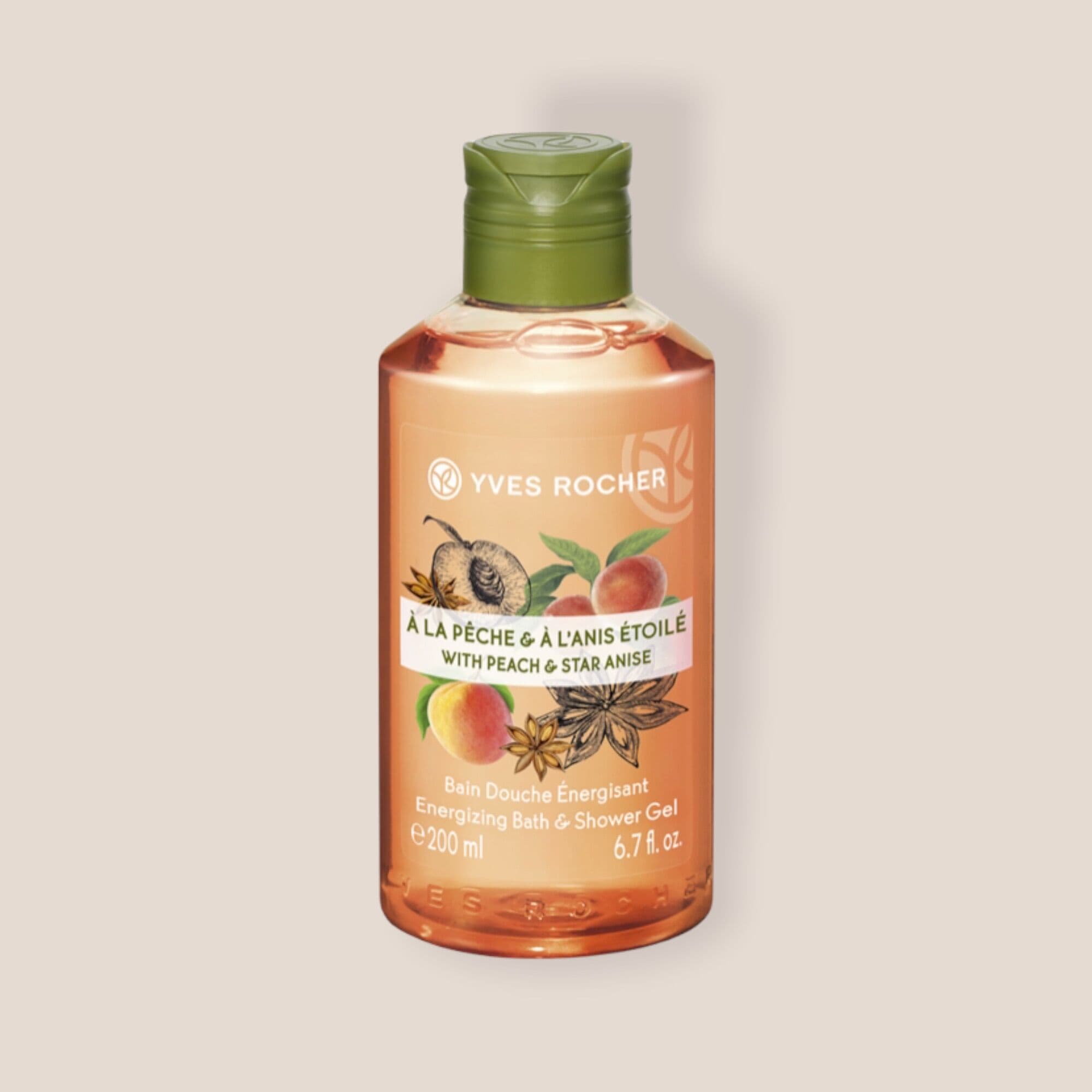 Sữa tắm hương đào Yves Rocher Đức 200ml dưỡng da mịn màng