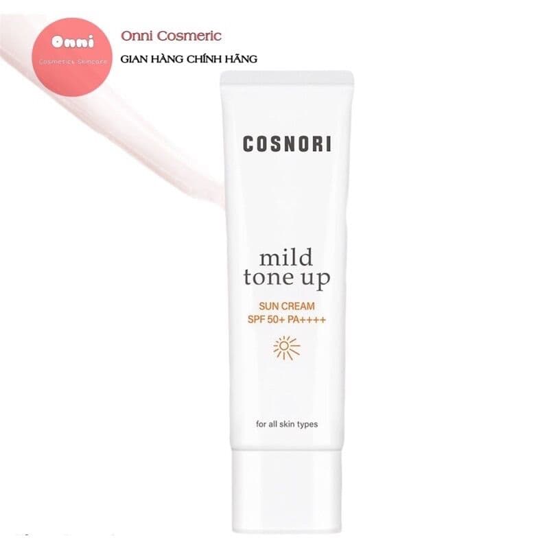 [HCM]Kem chống nắng Cosnori  Mild Tone Up Suncream SPF 50+ PA++++ 50ml