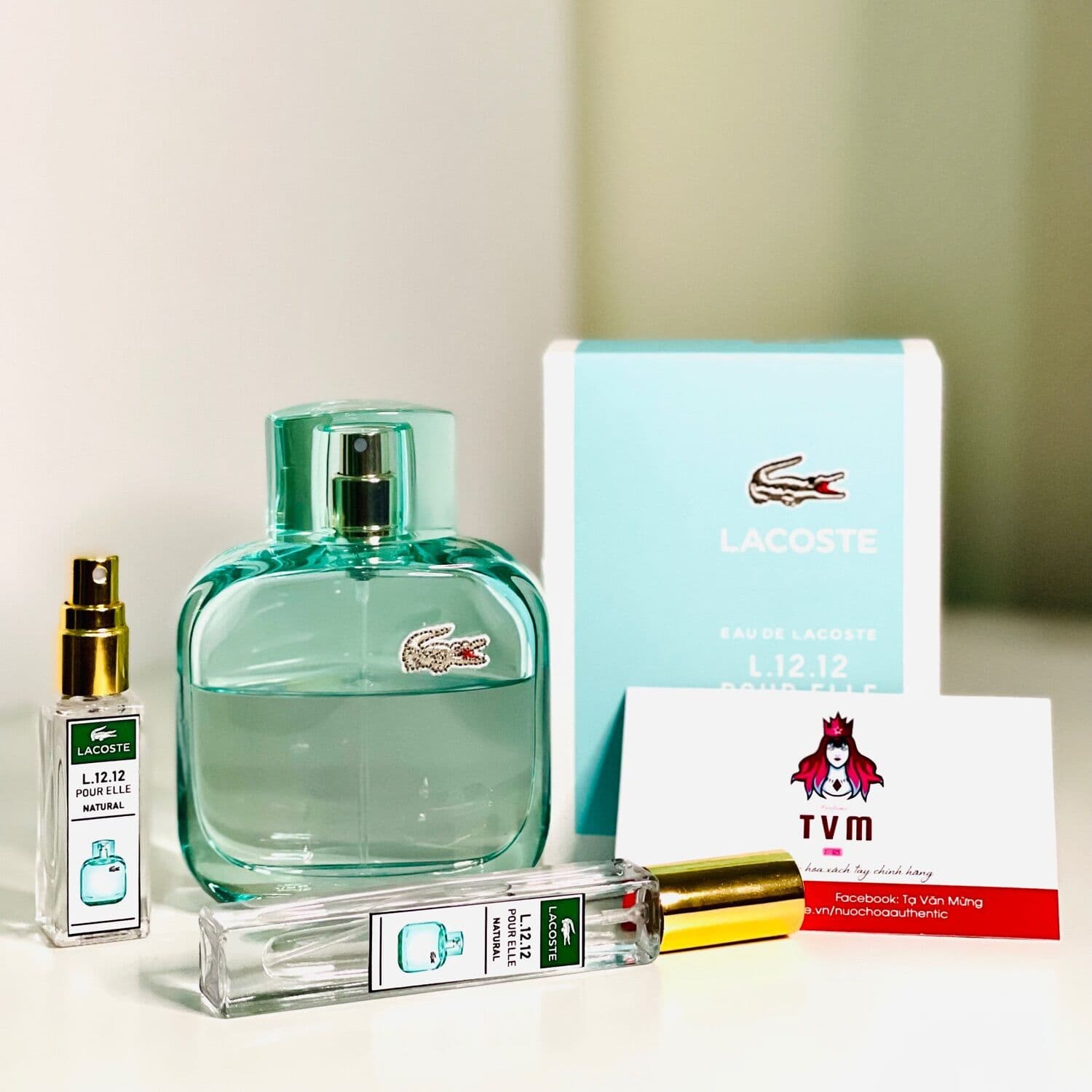 [Cam kết chính hãng] Nước Hoa Lacoste Eau De Lacoste L.12.12 Pour Elle Natural EDT