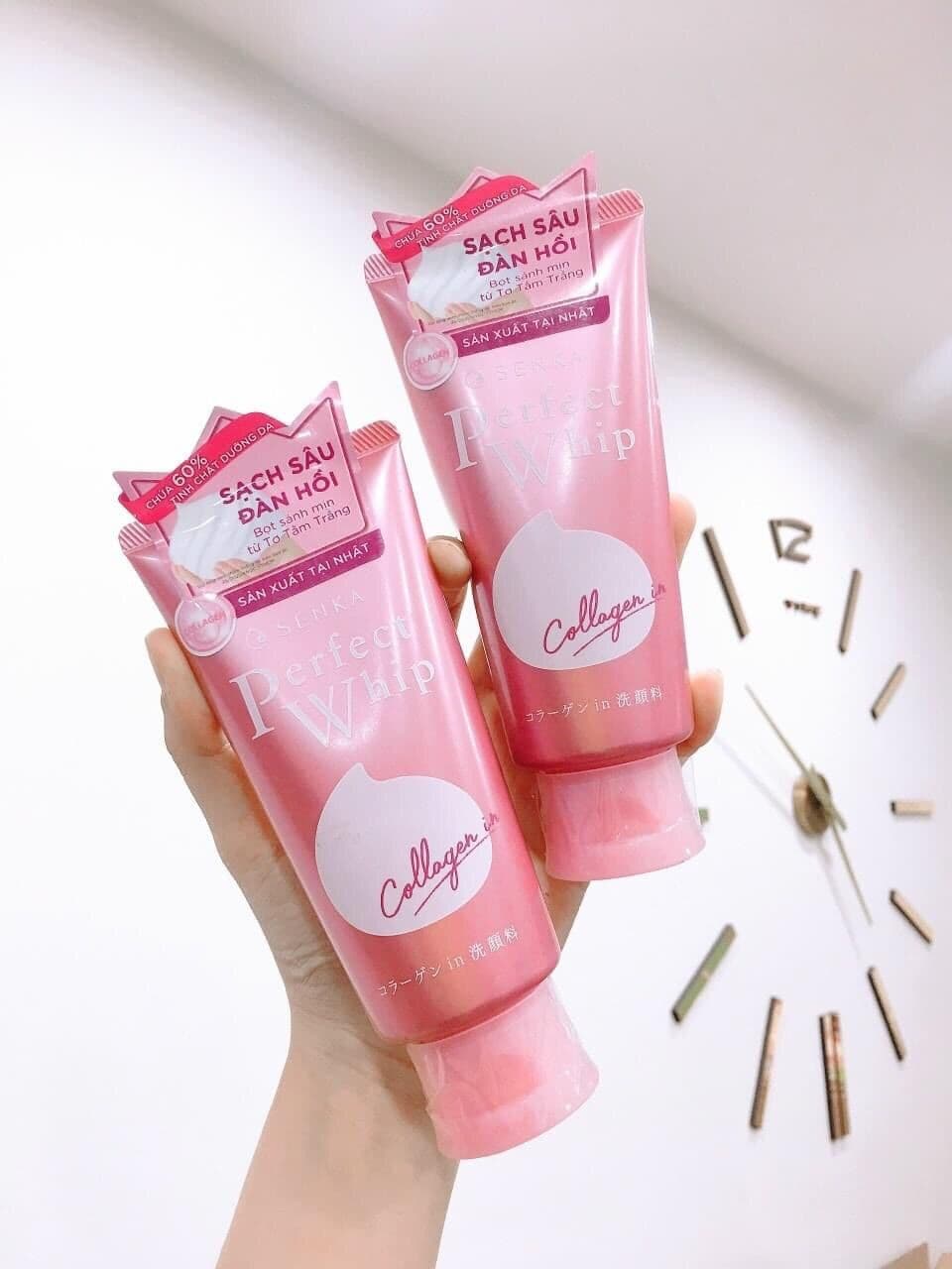 SỮA RỬA MẶT SENKA PERFECT WHIP COLLAGEN IN 120gr