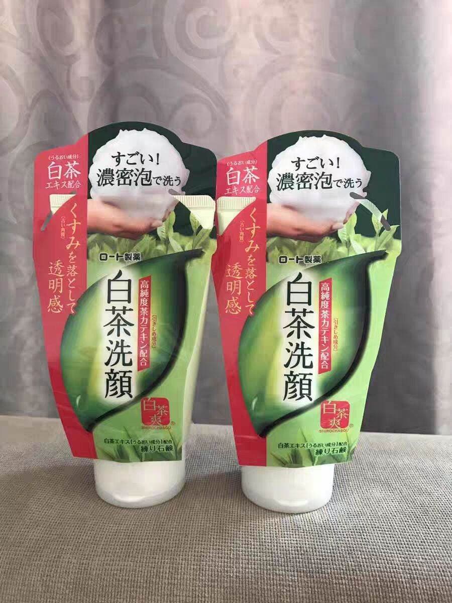 [HCM]sữa rửa mặt trà xanh nhật bản 120gr