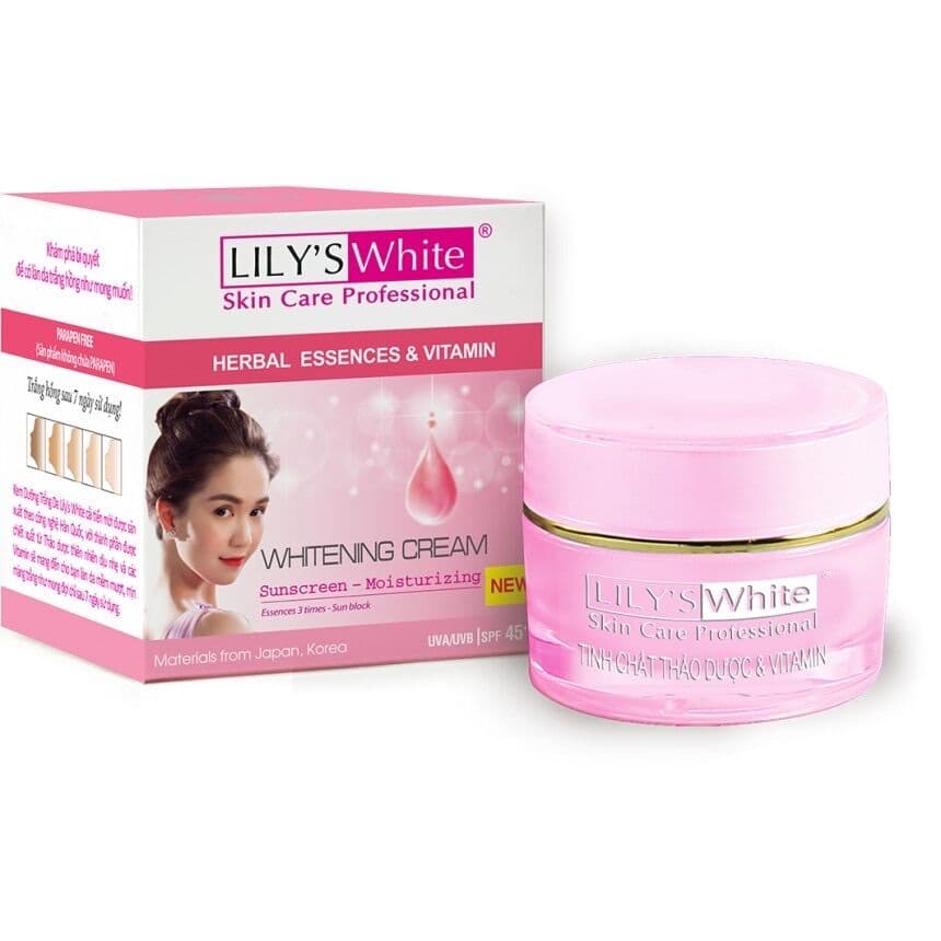 [HCM]Kem dưỡng trắng da Lilys White - Thảo dược ( Chống nắng - Dưỡng ẩm da )