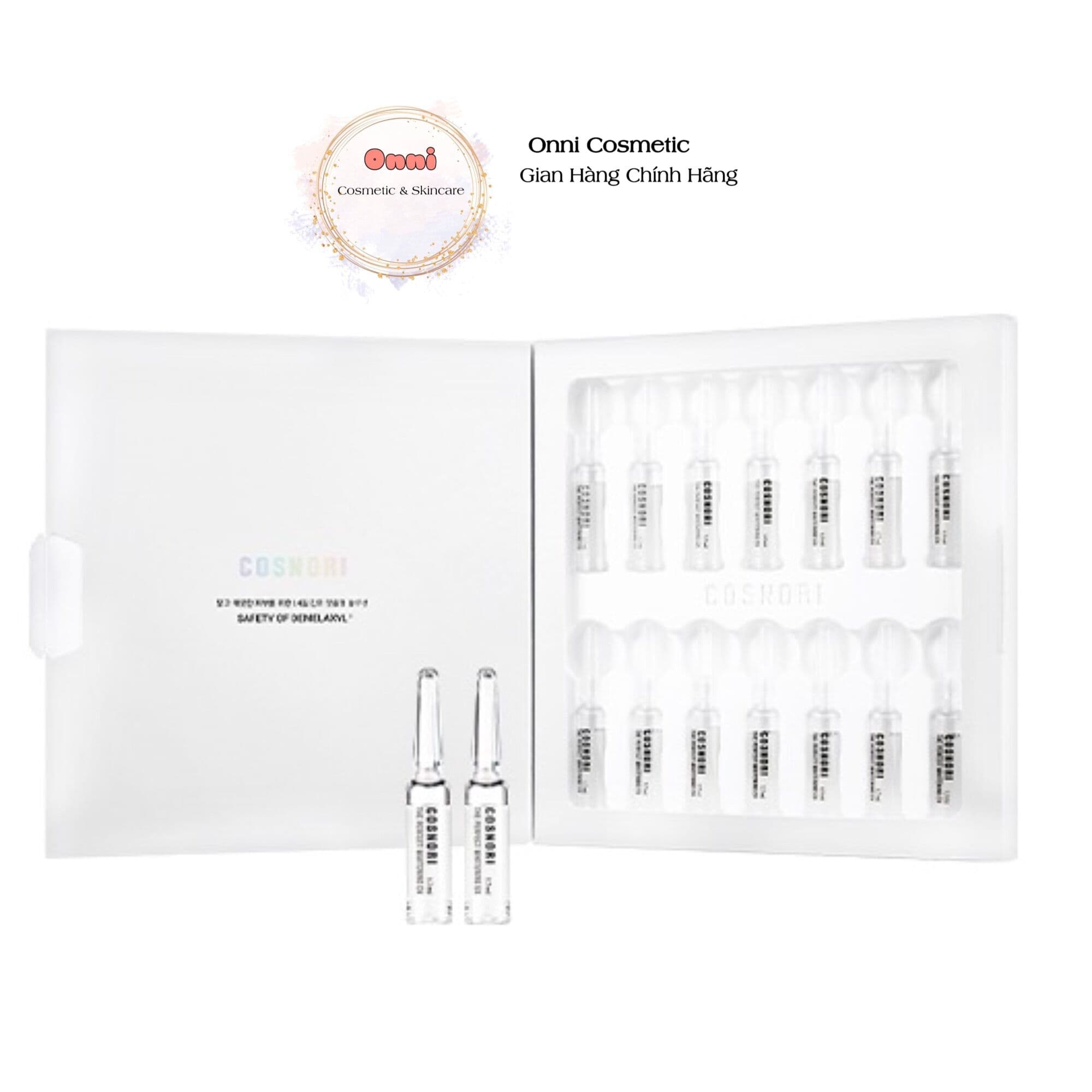 Tế Bào Gốc Làm Trắng Da Cosnori The Perfect Whitening Ex Ampoule 1.7ml x 14 Ống