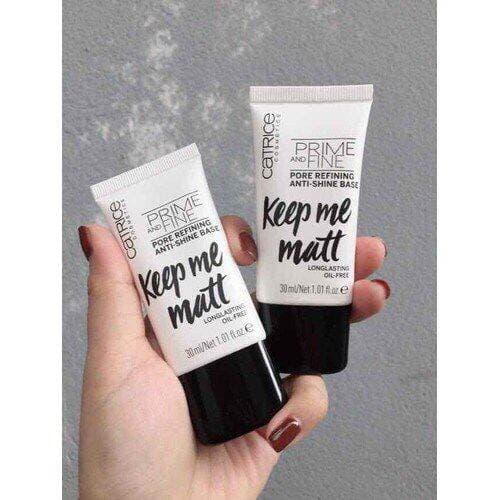 Kem Lót Kềm Dầu Se Khít Lỗ Chân Lông Catrice Keep Me Matt_30ml