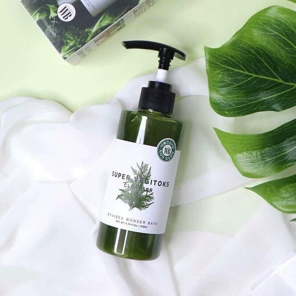 Sữa rửa mặt thải độc rau củ Super Vegitoks Cleanser