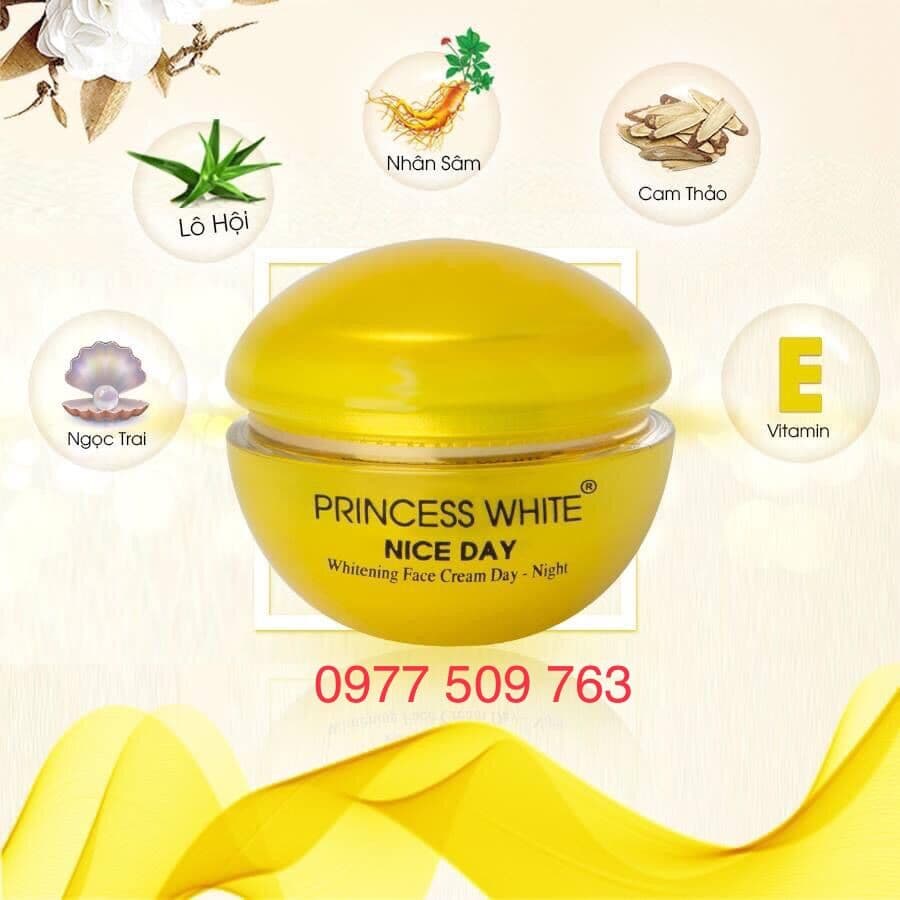 Kem dưỡng trắng - giữ ẩm da Nice Day Princess White - 22gr