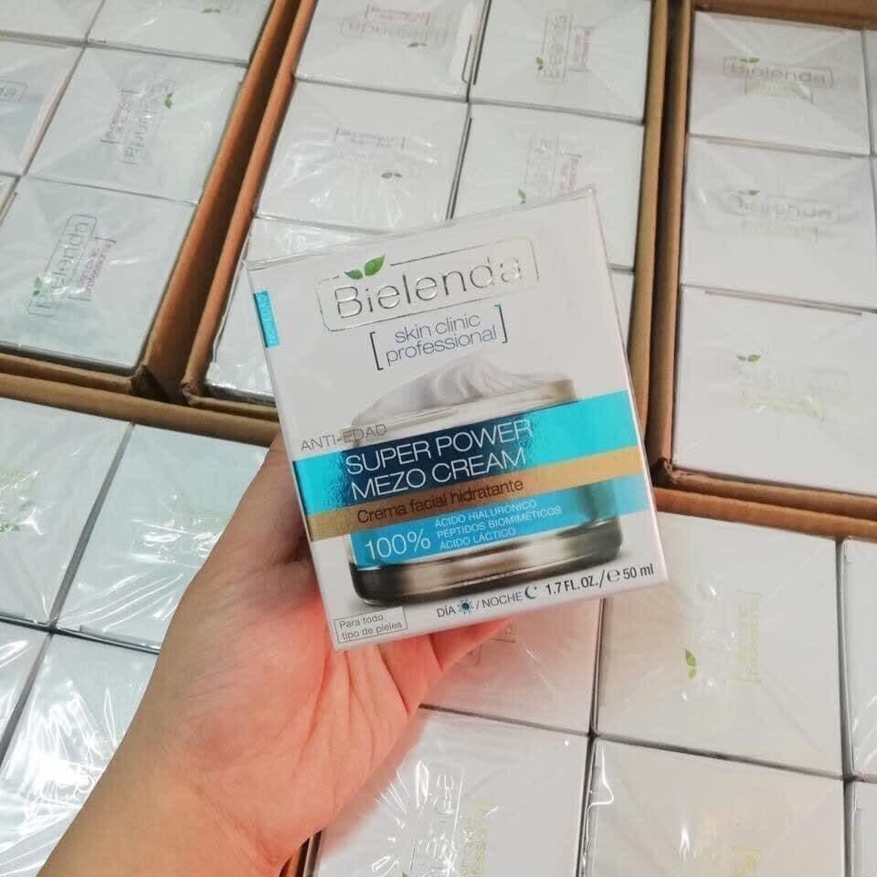 Kem dưỡng ẩm chống lão hoá Bielenda Skin Clinic Professional (xanh dương)