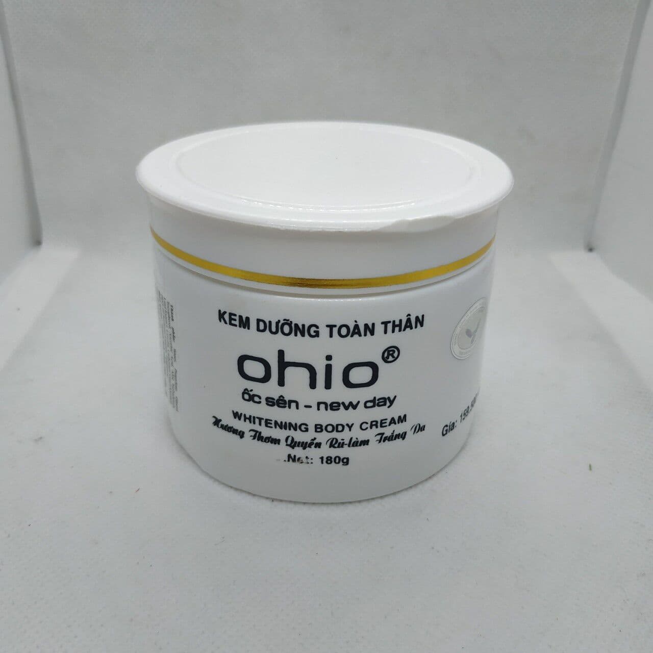 [HCM]Kem dưỡng trắng da toàn thân OHIO Ốc Sên New Day - 180g