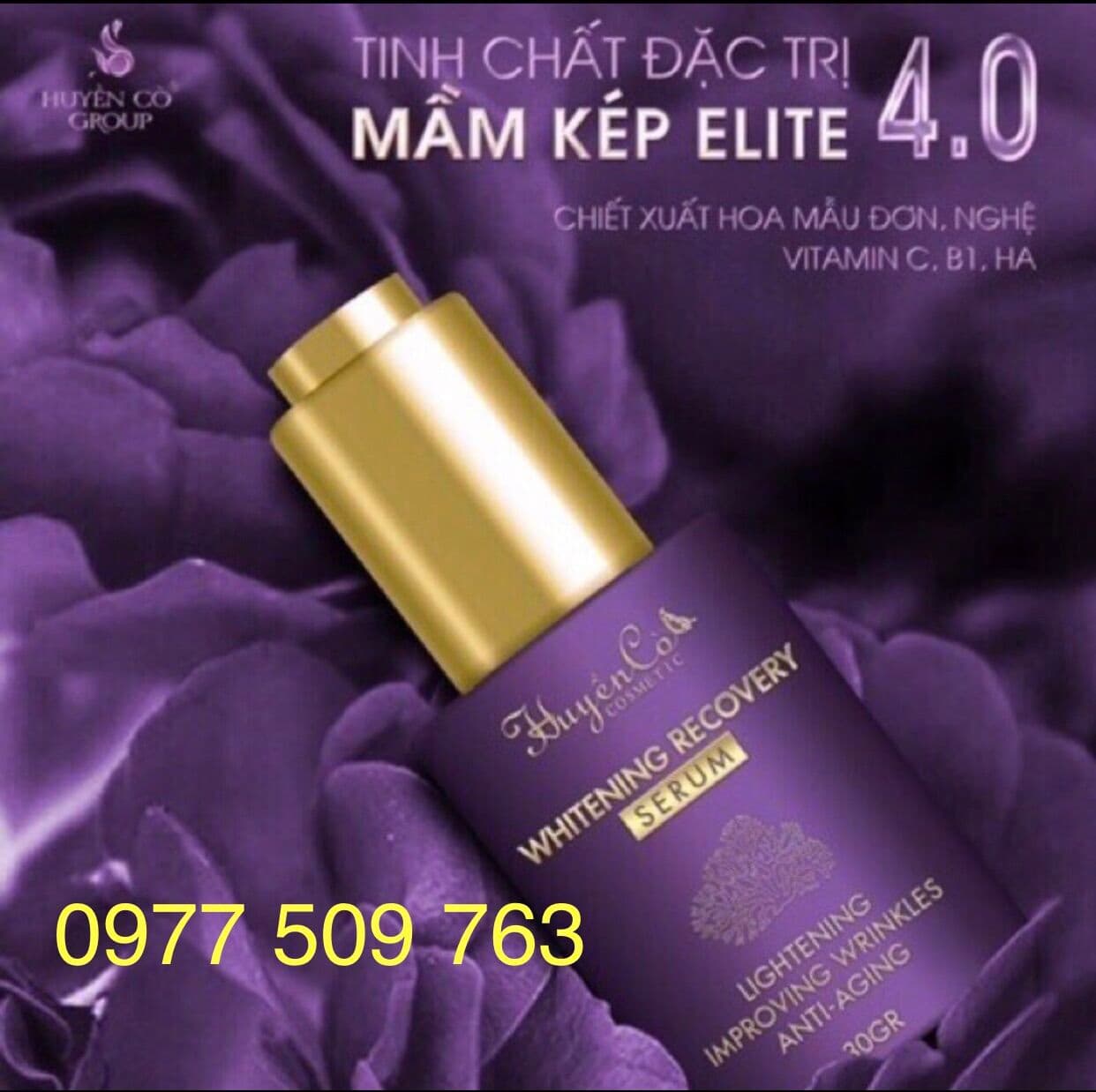 [HCM]Serum mầm kép Huyền Cò dưỡng trắng - mờ nám - ngừa mụn - 30ml