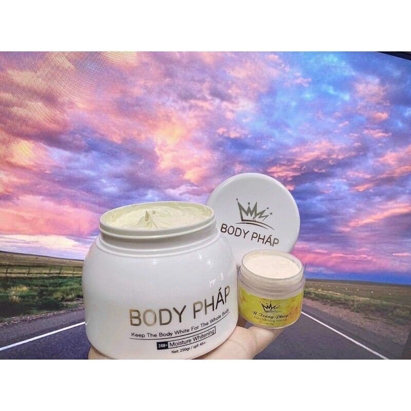 [HCM]Combo kem Body Pháp hương nước hoa  + Kích trắng dương da trắng hổng rạng rỡ mọi ánh nhìn ( HÀNG CHÍNH HÃNG)