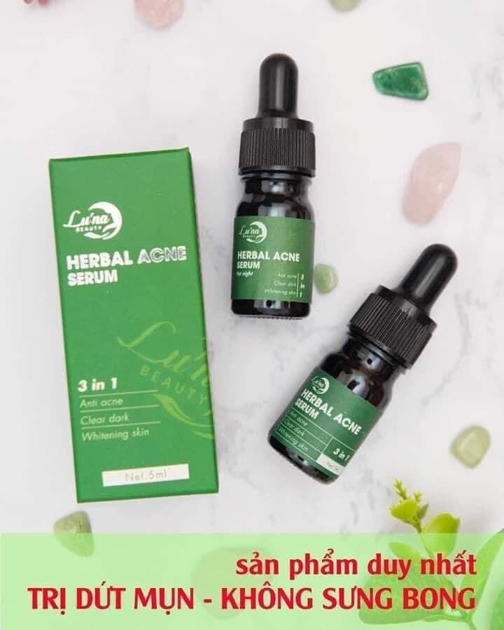 SERUM SẠCH MỤN LUNA BEAUTY FOR NIGHT nên kết hợp dùng nguyên bộ ngày và đêm để da đẹp