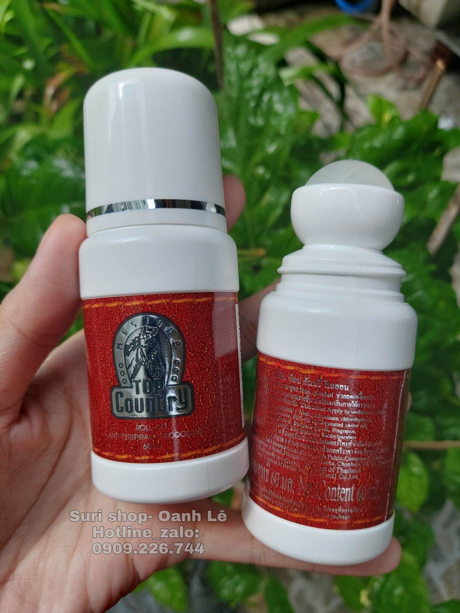 [HCM]Combo 2 chai Lăn nách khử mùi nam hương nước hoa Top Country Thái Lan
