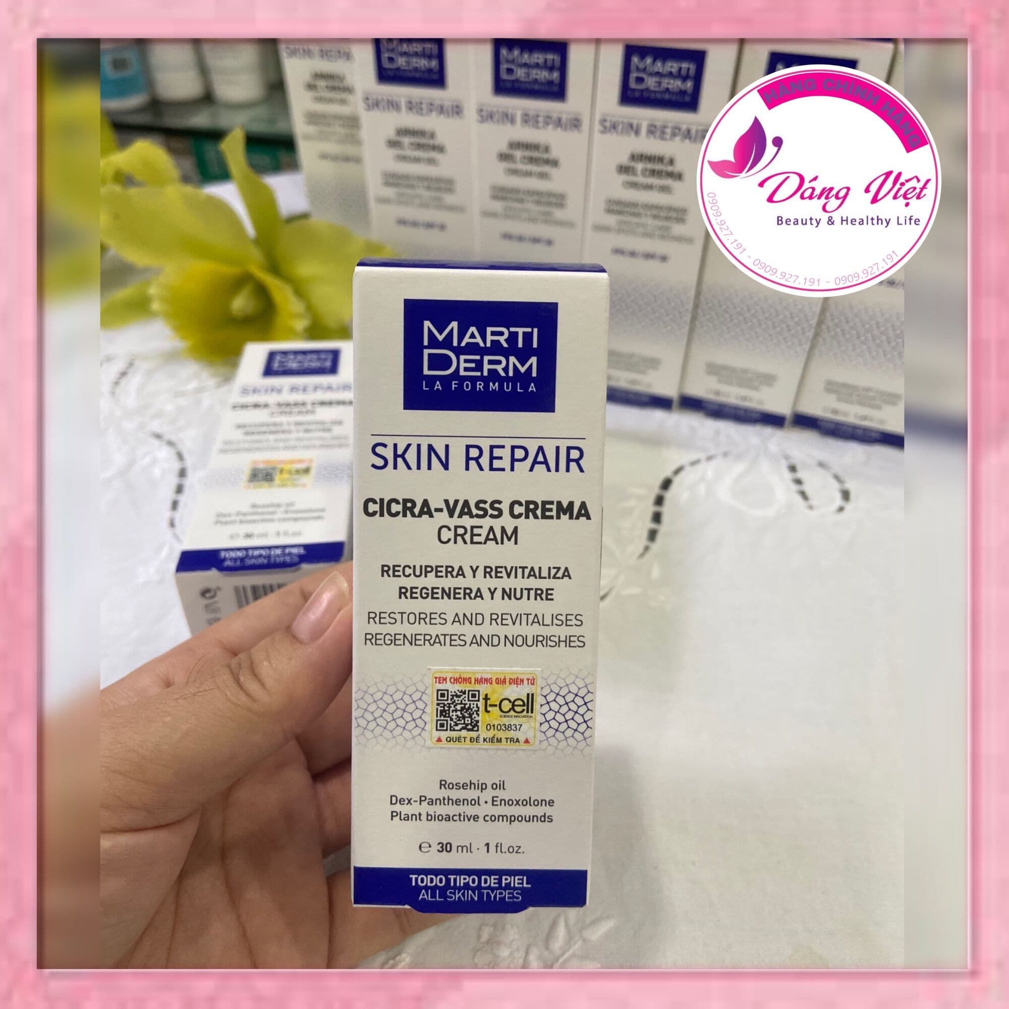 [HCM]Kem Dưỡng Tái Tạo & Phục Hồi Da Nhạy Cảm - MartiDerm Cicra Vass Cream