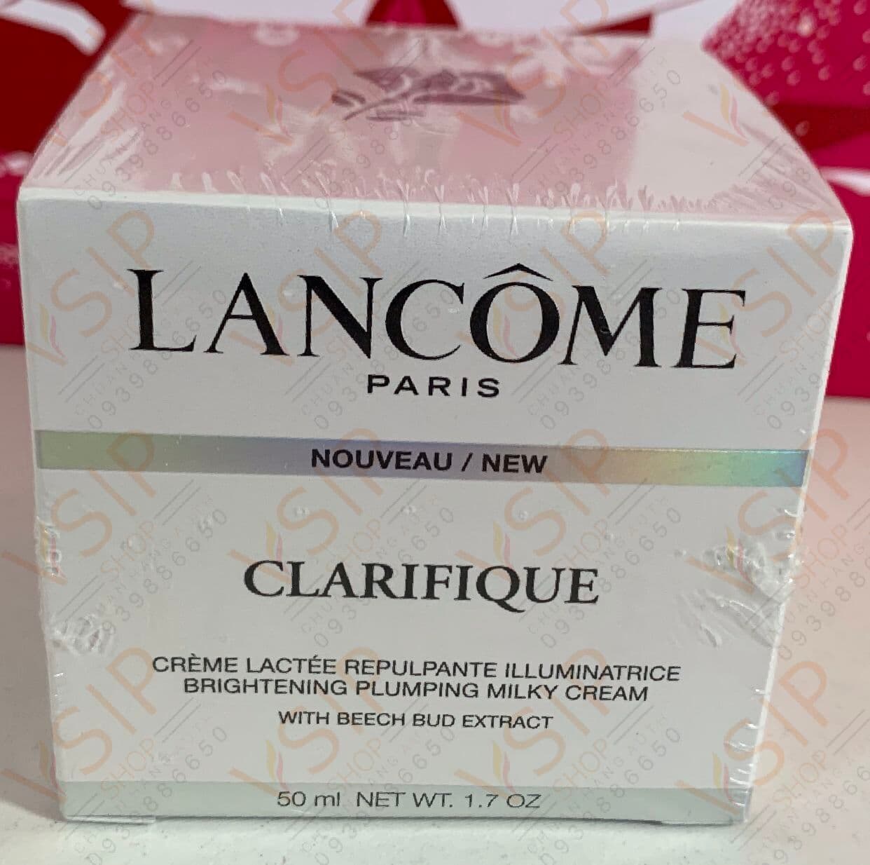 15ml - 50ml - Kem dưỡng trắng sáng làm mềm và bong lớp da chết chống lão hóa da Lancome Clarifique Brightening Plumping Milky Cream 50ML